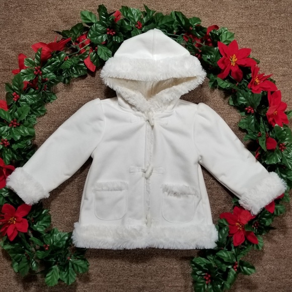 Gymboree Other - Gymboree faux suede hooded dress jacket
